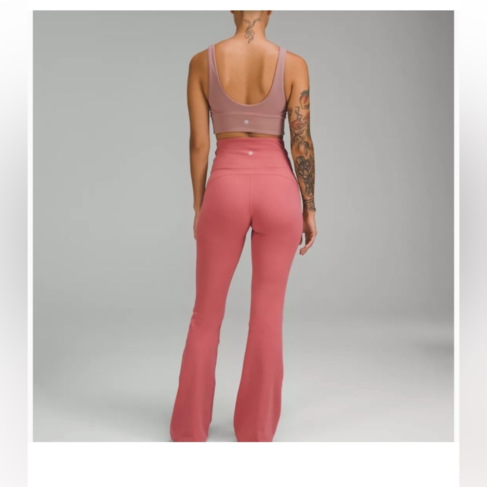 lululemon Groove super High-Rise Flare Brier Rose size 4 - Picture 2 of 7